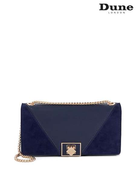 Dune London Blue Styled Panelled Phone Cross-Body Bag (AC7444) | €85