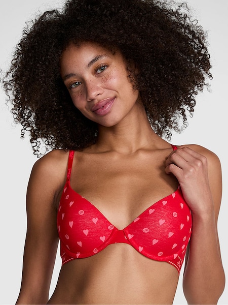 Victoria's Secret PINK Red Heart T Shirt Bra (AC7529) | €33