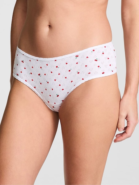 Victoria's Secret PINK White Cherry Cheeky Cotton Knickers (AC7539) | €10.50