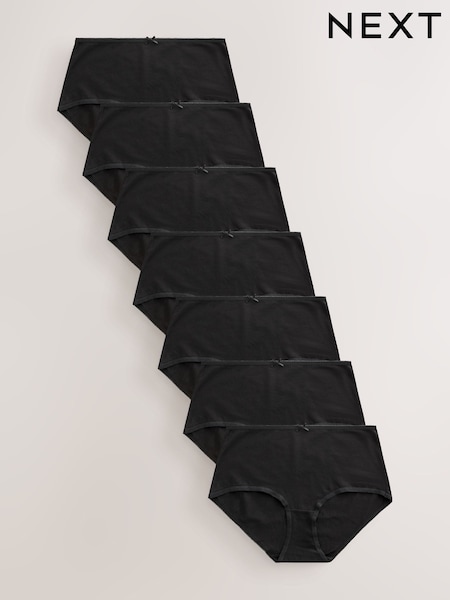 Black Midi Rich Knickers 7 Pack (AC7603) | €15