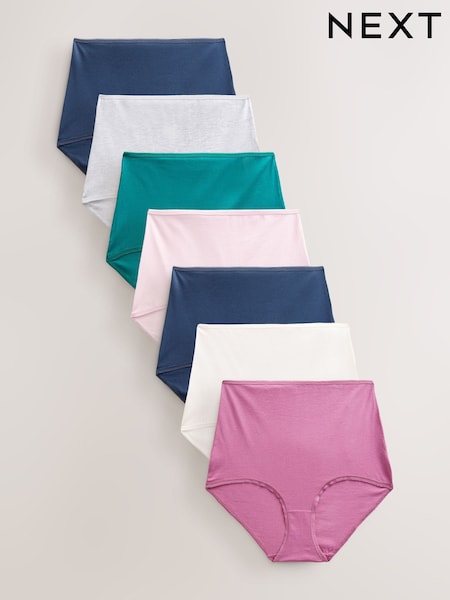 Marl Full Brief Rich Knickers 7 Pack (AC7606) | €16