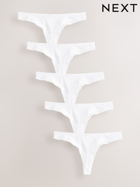 Белый - Rich Knickers 5 Pack (AC7621) | €9