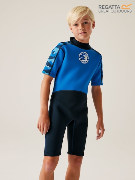 Regatta Blue Junior Kids Short Wetsuit (AC7629) | €50