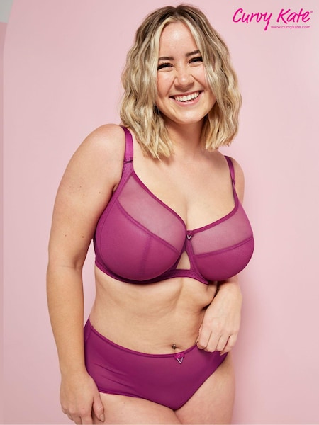 أرجواني - Curvy Kate Victory Side Support Balcony Bra (AC7658) | ‏89 ر.ق.