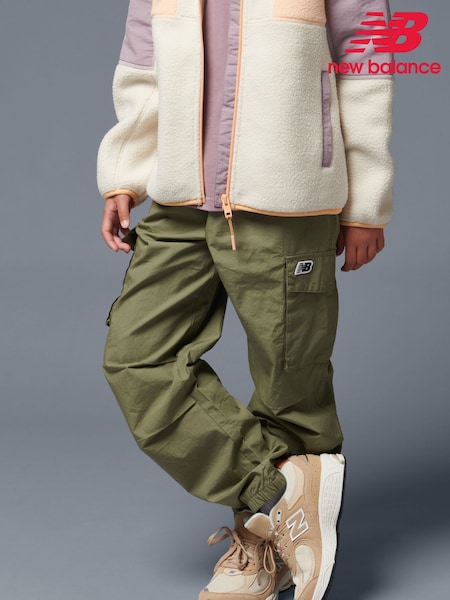 New Balance Girls 100% Cotton Premium Cargo Joggers (AC7692) | 447 LEI - 536 LEI