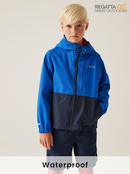 Regatta Blue Kids Hanleigh II Waterproof Jacket (AC7761) | AED204