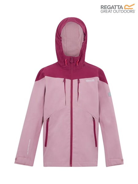 Regatta Pink Kids Highton VI Waterproof Jacket (AC7774) | €65