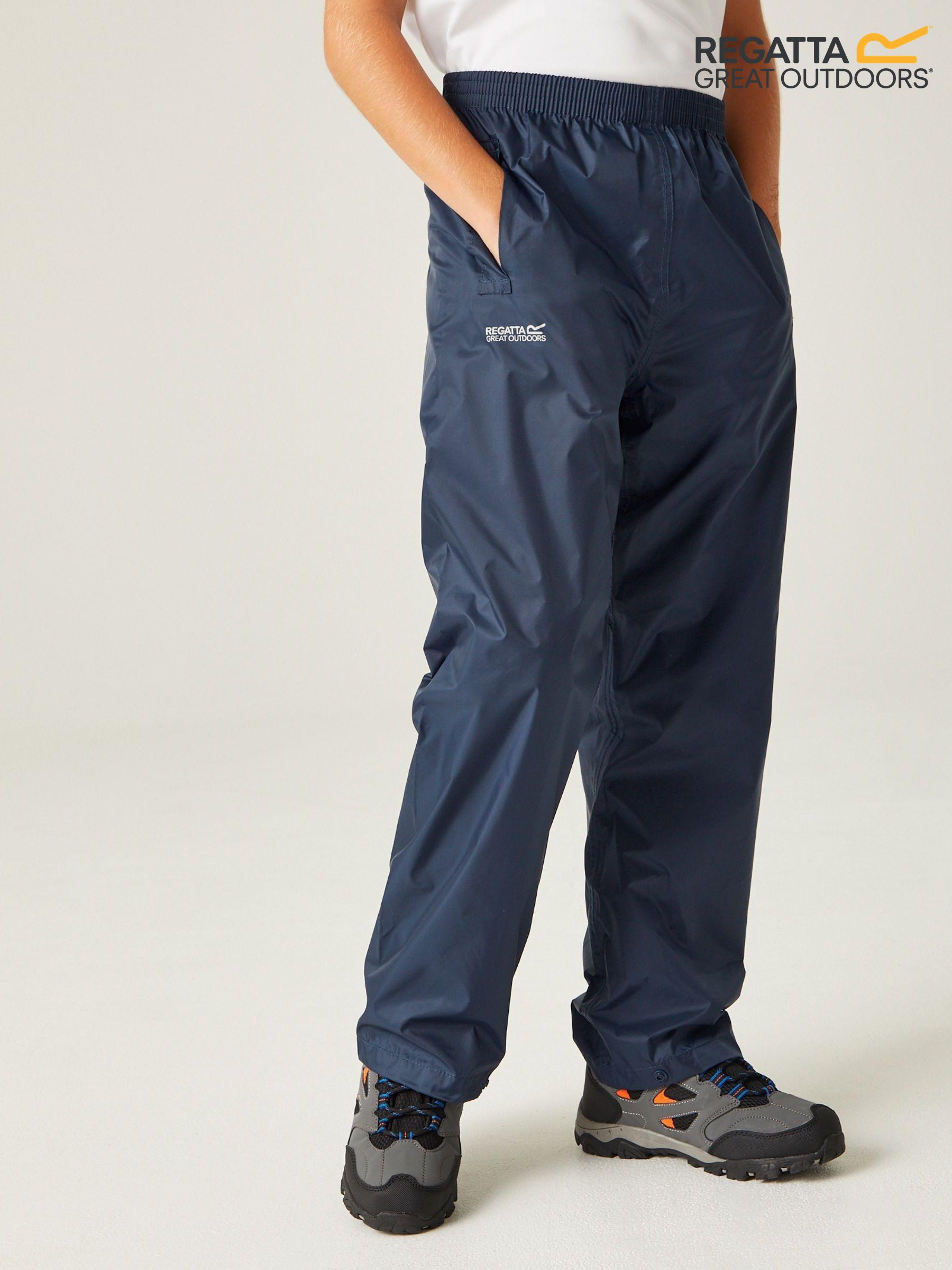 Kids navy waterproof trousers discount