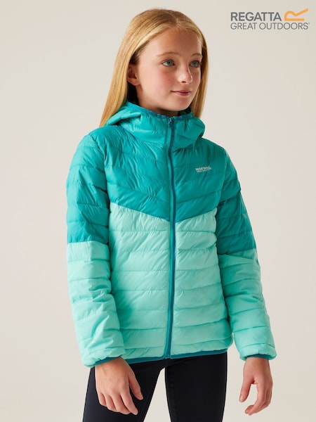 Regatta Blue Kids Hooded Hillpack III Padded Jacket (AC7780) | R$ 345