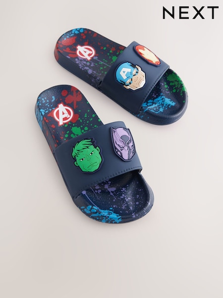 Navy Marvel Sliders (AC7821) | $22 - $25