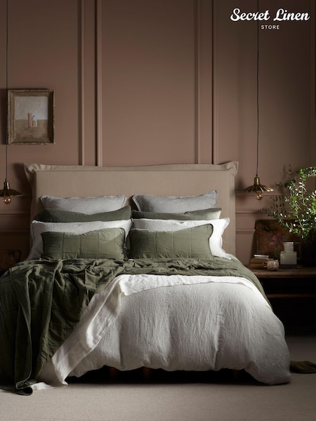 Secret Linen Store Sid Stripe 100% Linen Duvet Cover (AC7868) | ‏629‏₪ - ‏1,051‏₪