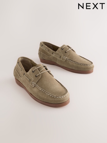 لون محايد - Suede Boat Shoes (AC7915) | ‏152 د.إ.‏ - ‏ 188‏ د.إ.