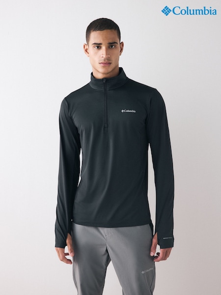 Columbia Three Pitch™ Half Zip Black Sweatshirt (AC7943) | R$ 495