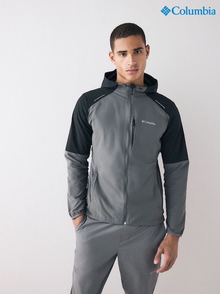 Columbia Grey Columbia Tech™ Nylon Hoodie (AC7959) | kr1 580