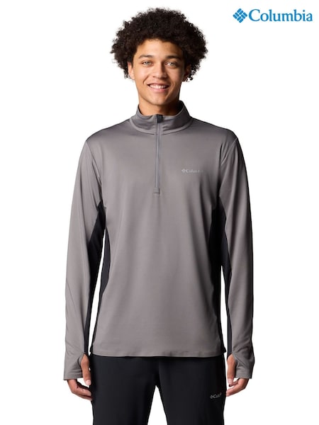 Columbia Three Pitch™ Half Zip Black Sweatshirt (AC7963) | AED291