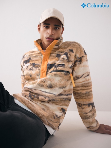 Columbia Yellow Helvetia™ II Printed Half Snap Fleece (AC7975) | €102