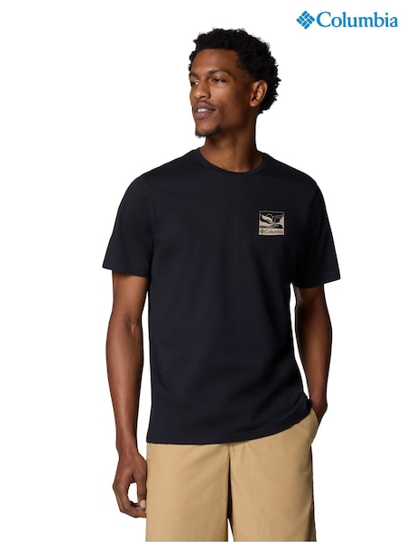 Columbia Explorers Canyon™ Back Short Sleeve Black T-Shirt (AC7999) | €46