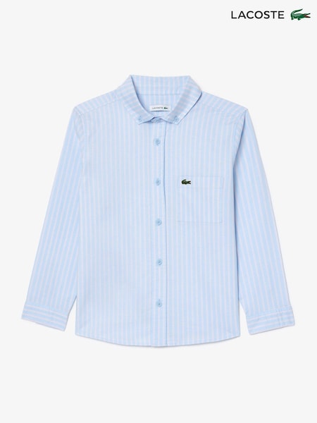 Lacoste Contrast Stripe Oxford Cotton Shirt (AC8275) | LEI 410 - LEI 447