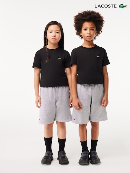Gris - Lacoste Brushed Cotton Fleece Shorts (AC8288) | 64 € - 71 €