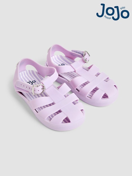 JoJo Maman Bébé Lilac Jelly Sandals (AC8344) | AED70 - AED82
