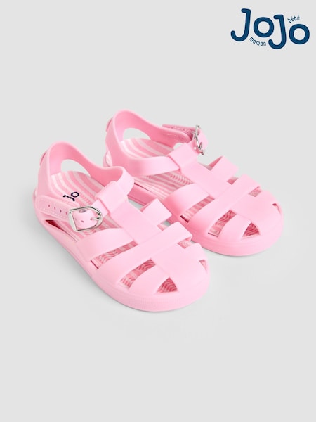JoJo Maman Bébé Pink Jelly Sandals (AC8356) | AED70 - AED82