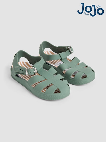 JoJo Maman Bébé Khaki Jelly Sandals (AC8358) | €17 - €20