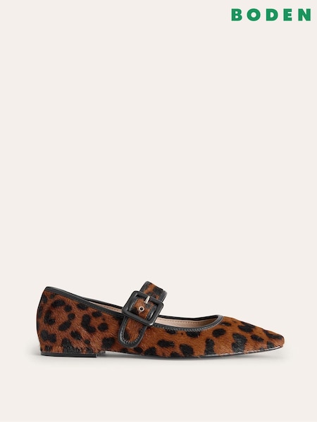 rjava - Boden Vic Chisel Toe Mary Jane Shoes (AC8413) | € 135