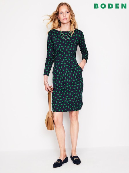Boden Florrie Long Sleeve 100% Cotton Dress (AC8416) | 280 LEI