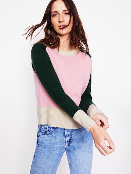 Boden Pink Olivia Merino Jumper (AC8502) | €105