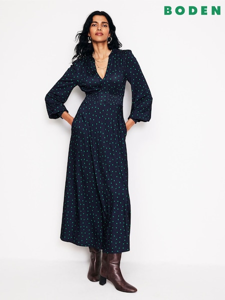 Boden Ivy Smocked Midi Dress (AC8678) | € 87