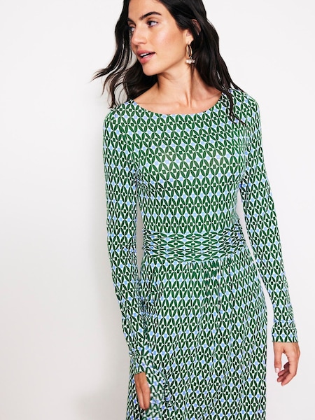 Boden Green Amelie Long Sleeve Dress (AC8691) | €46