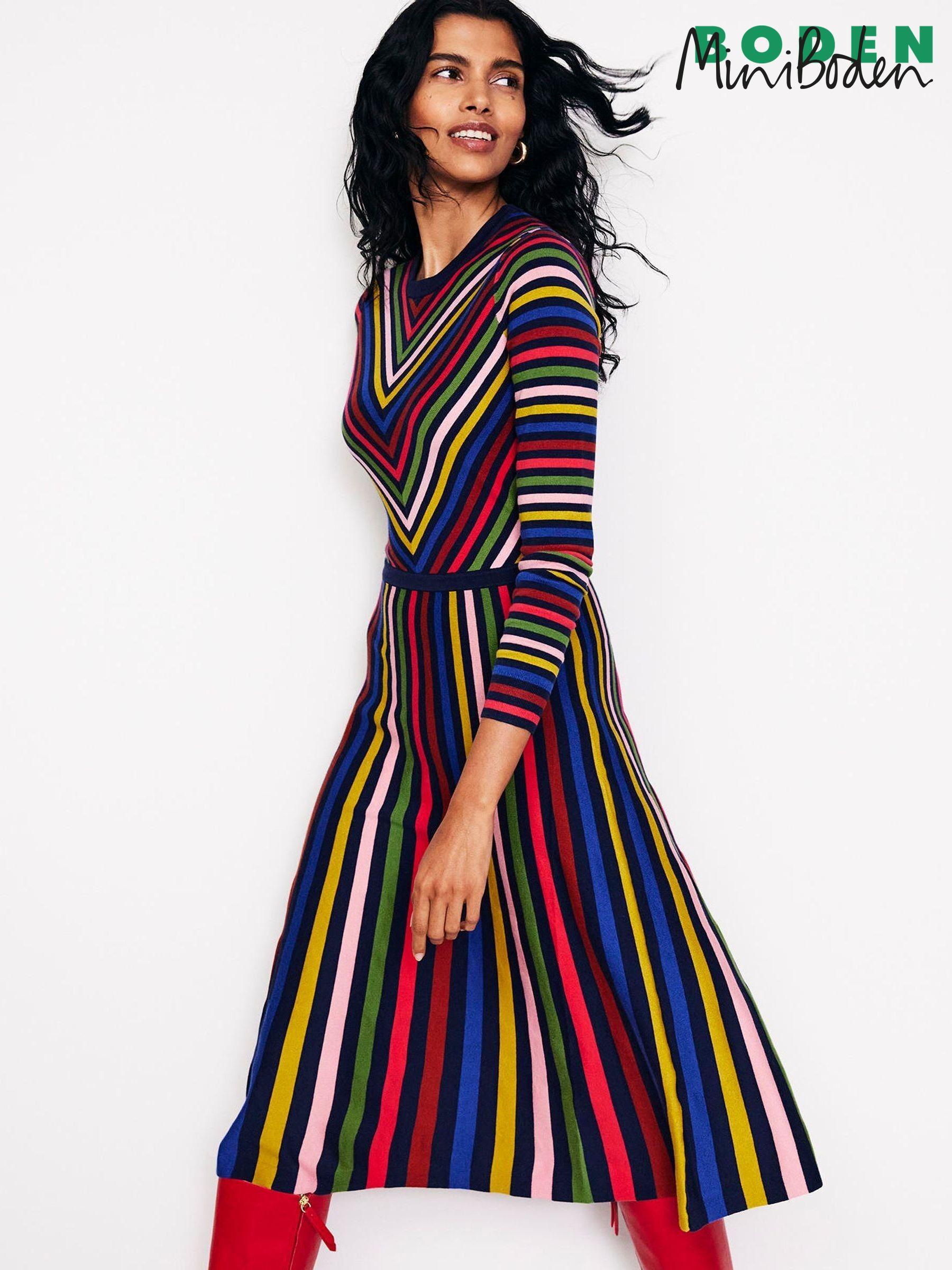 Striped dress womens top