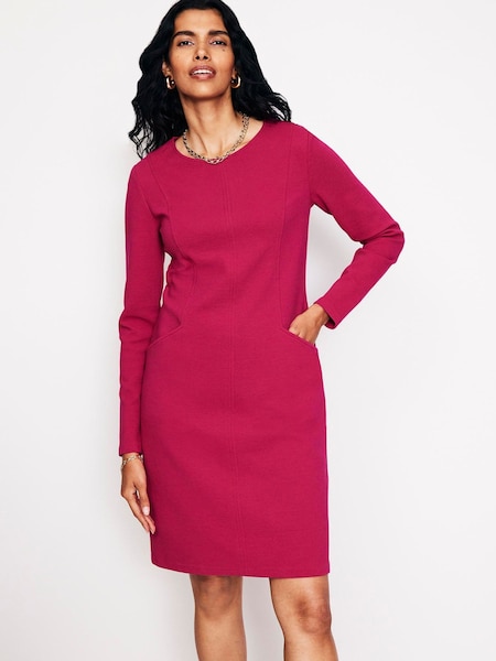Boden Pink Ellen Ottoman Dress (AC8727) | €53
