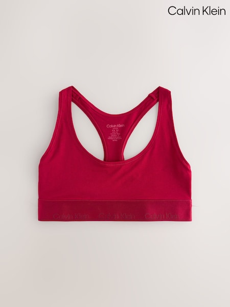 Calvin Klein Natural Modern Cotton Holiday Unlined Bralette (AC8767) | ₪176