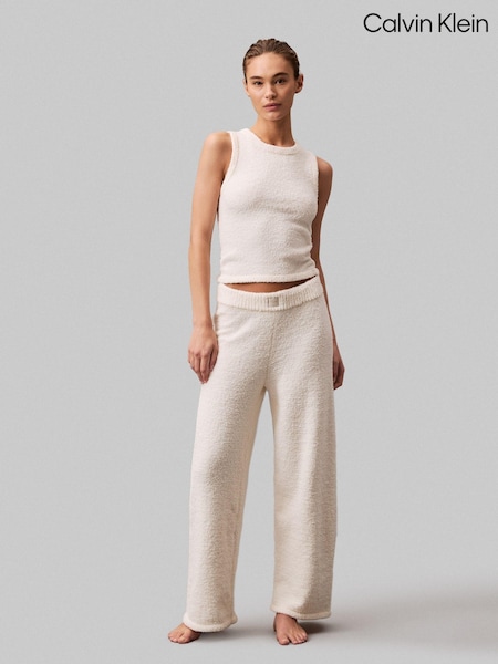 Calvin Klein Cream White Lounge Trousers (AC8892) | €34