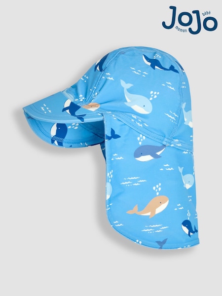JoJo Maman Bébé Blue Sun Protection Hat (AC9035) | €22 - €26