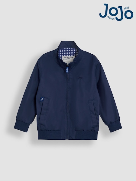 JoJo Maman Bébé Navy Cotton Jacket (AC9052) | kr830 - kr870