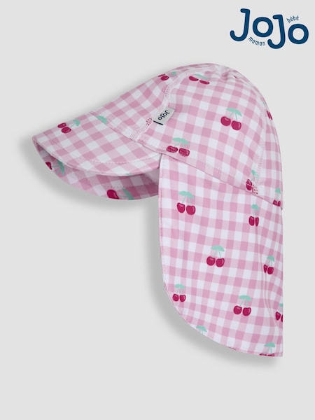 JoJo Maman Bébé Pink Sun Protection Hat (AC9058) | €22 - €26
