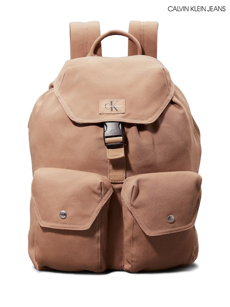 Calvin Klein Brown Sport Essentials Flap Backpack (AC9086) | €70