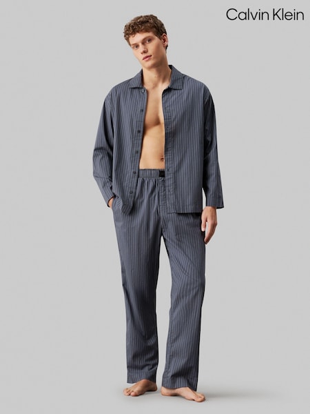 Calvin Klein Cotton Long Sleeved Button Down And Trousers Set (AC9113) | €59