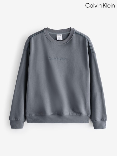 Calvin Klein Grey 100% Cotton Long Sleeved Sweatshirt (AC9157) | AED204