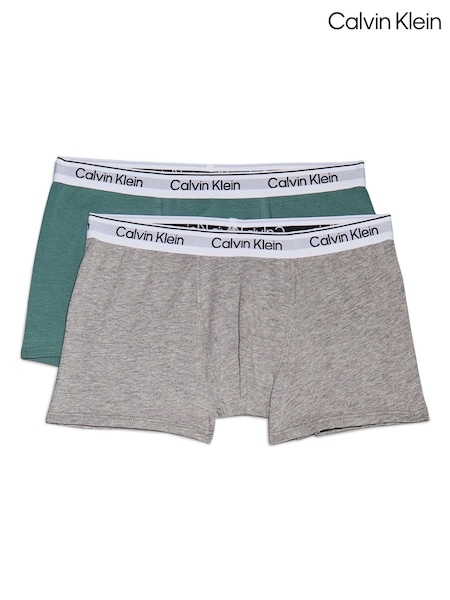 Calvin Klein Grey Trunks 2 Pack (AC9158) | AED78