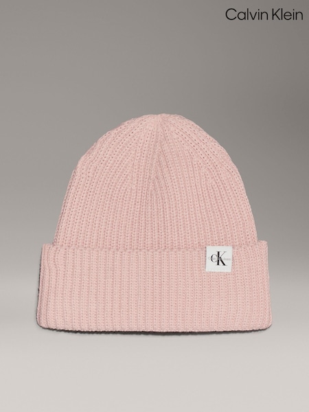 Calvin Klein Pink Rib Beanie (AC9167) | €20