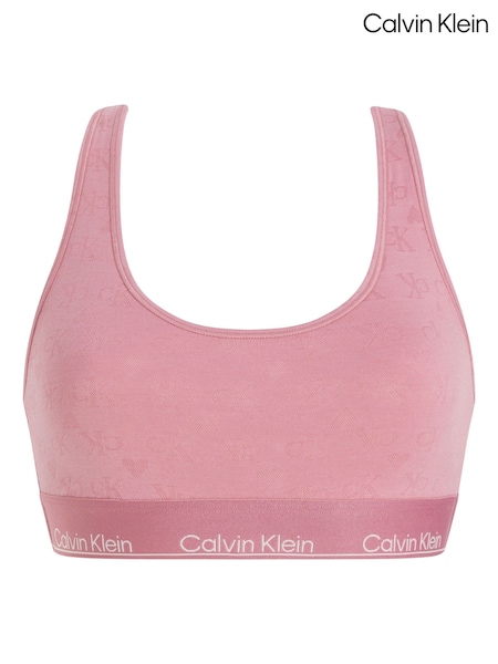 Calvin Klein Pink Unlined Bralette (AC9197) | ₪176