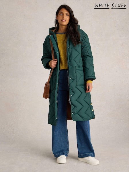 White Stuff Sloane Quilted Coat (AC9211) | 781 LEI