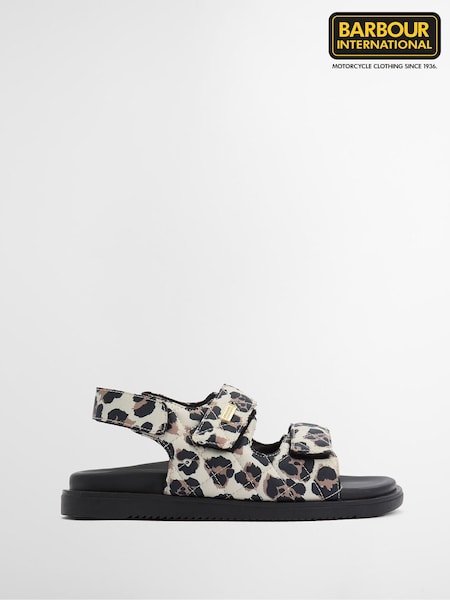Barbour® International Leopard Print Sandals (AC9221) | €128