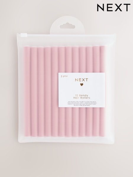 Light Pink Mini Foam Rollers 12 Pack (AC9284) | $9