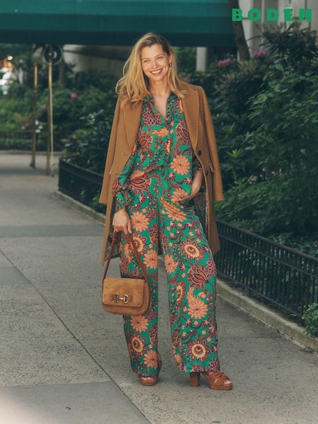 Boden Wide Leg Pull-On Trousers (AC9468) | 91 €