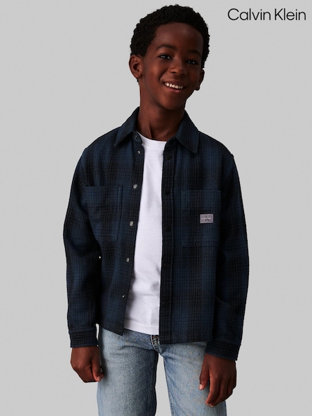 Calvin Klein 100% Cotton Textured Checked Shirt (AC9482) | ‏233 د.إ.‏