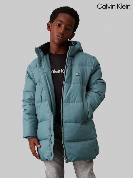 Calvin Klein Green Essential Parka Puffer (AC9487) | CA$514